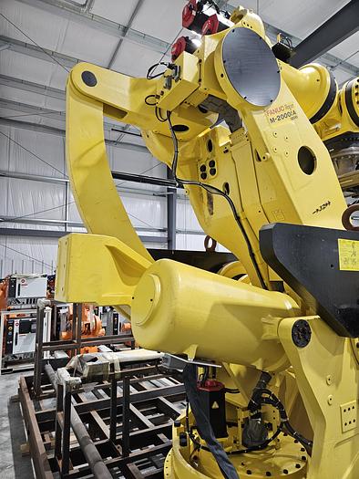 Used Fanuc M-2000ia/1200 Industrial Robot With R-30ia Controller and Servo Driven Gripper - Very Low Hours