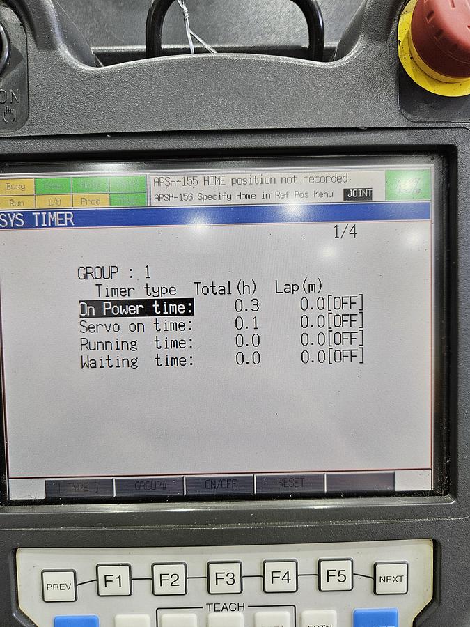 Used Fanuc R-2000ib/125L Industrial Robot With R-30ia Controller