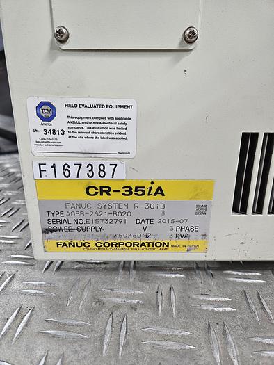 Used Fanuc CR-15ia Collaborative Industrial Robot with R-30ib Plus Controller