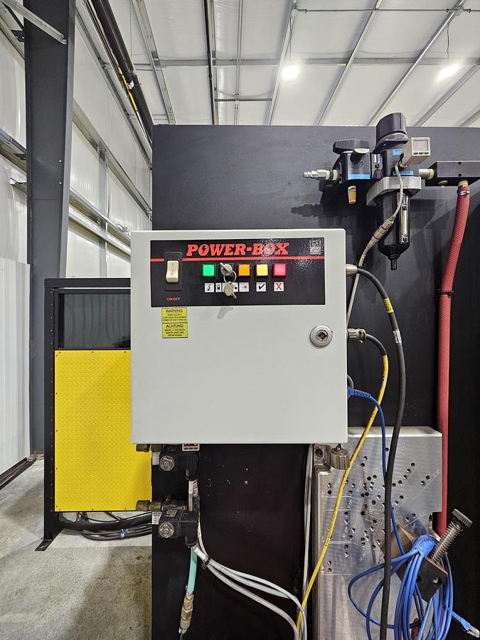 Used FANUC Robotic Welding Cell W/ FANUC 120ic/R-30ib Tracks and Safety