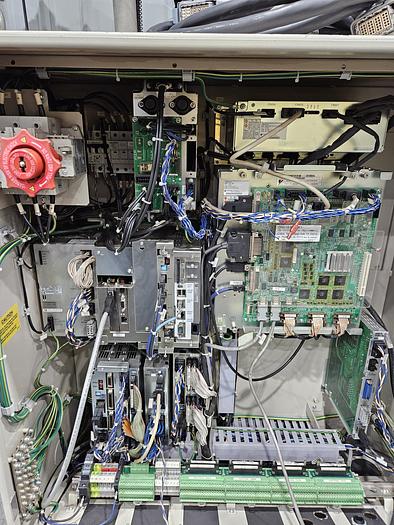 Used Yaskawa MA1400 Industrial Welding Robot with DX100 Controller, Miller Auto Axcess 450, and Dual Headstock