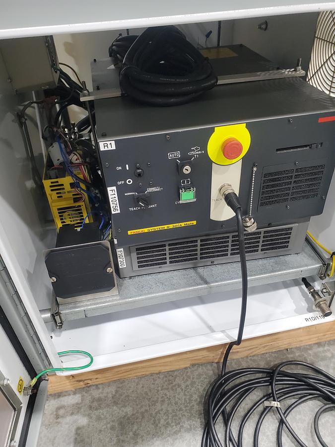 Used Fanuc LR Mate 200iC/5H and M-1ia Dual Arm Robot 