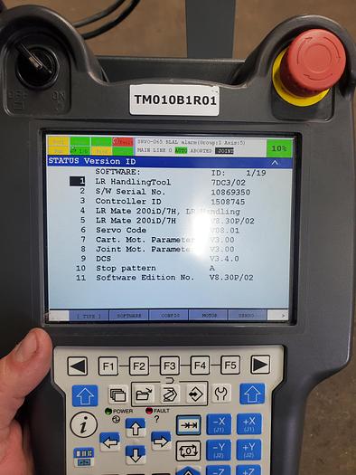Used Fanuc LR Mate 200iD/7H Industrial Robot With R-30ib Controller