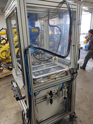 Used Yaskawa Motoman MH5 With DX100 Controller and Enclosure