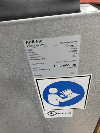 Used ABB IRB 2600-15/1.85 Industrial Robot With IRC5 Controller