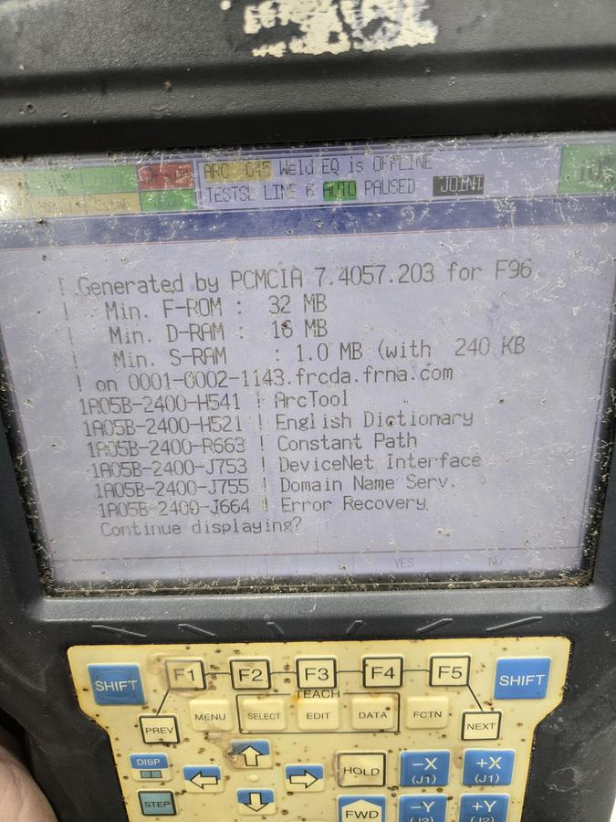 Used FANUC Arcmate 120ic Industrial Robot With R-30ia Controller