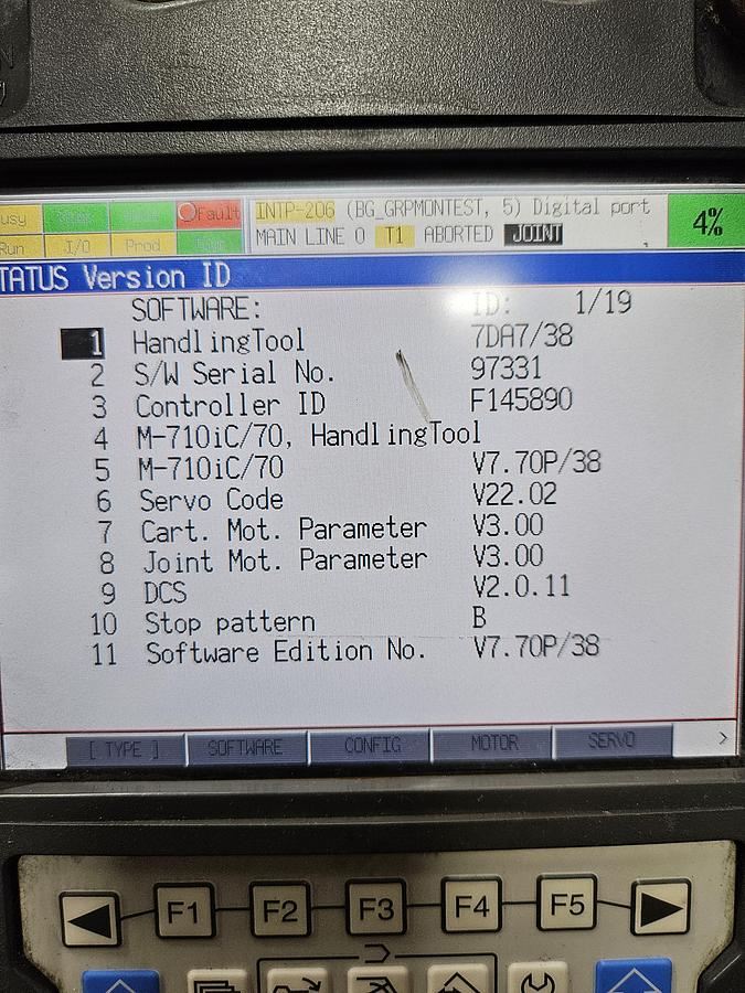 Used FANUC M-710ic/70 Industrial Robot With R-30ia Controller