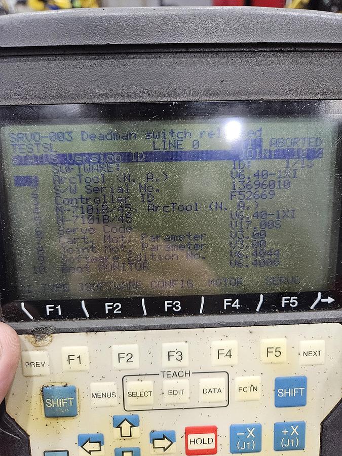 Used Fanuc M-710ib/45 Industrial Robot With R-J3ib Controller