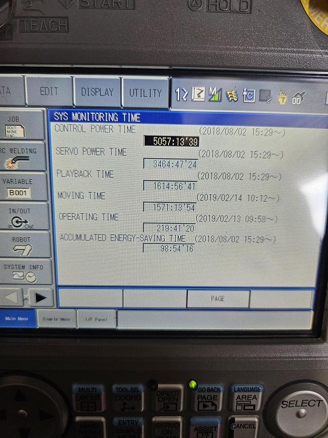 Used Yaskawa Motoman MH50-II Industrial Robot With DX200 Controller