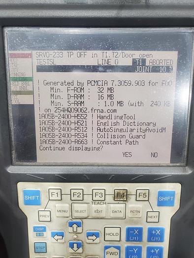 Used FANUC Arcmate 120ic Industrial Robot With R-30ia Controller - Low Hours