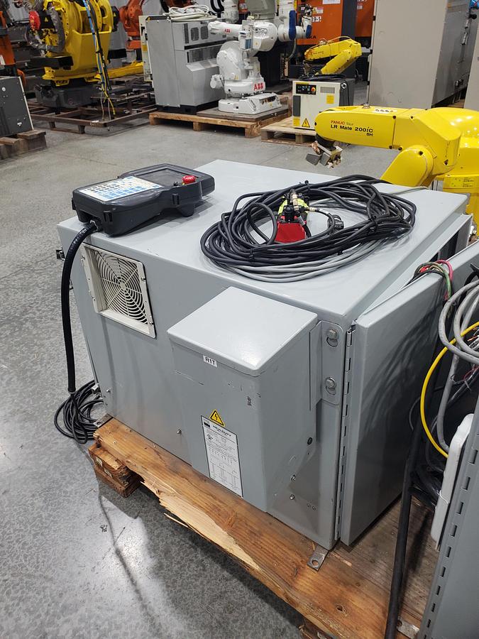 Used Fanuc LR Mate 200iC/5H and M-1ia Dual Arm Robot 