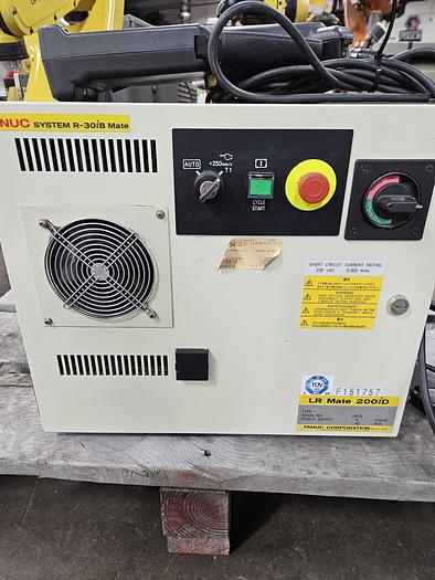 Used 2016 Fanuc LR Mate 200iD/7L Industrial Robot W R-30ib Controller - Very Low Hours