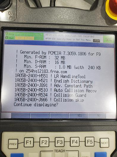 Used Fanuc LR Mate 200iC/5F Industrial Robot With R-30ia Controller