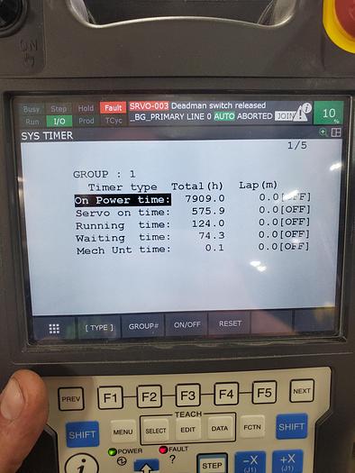 Used Fanuc Sr-3ia Industrial SCARA robot with R-30ib Plus Controller and Enclosure