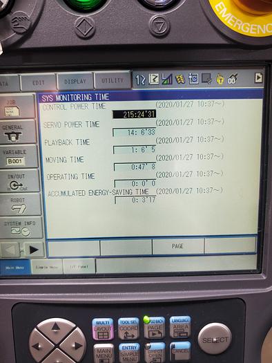 Used Yaskawa Motoman GP7 with YRC100 Controller and Cart