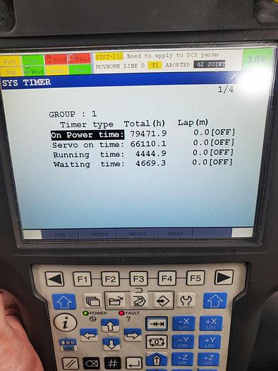 Used Fanuc Arcmate 100ic/6L Industrial Robot With R-30ib Controller and Lincoln Powerwave i400