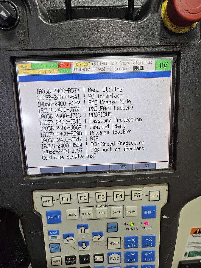 Used Fanuc R-2000ib/125L Industrial Robot With R-30ia Controller