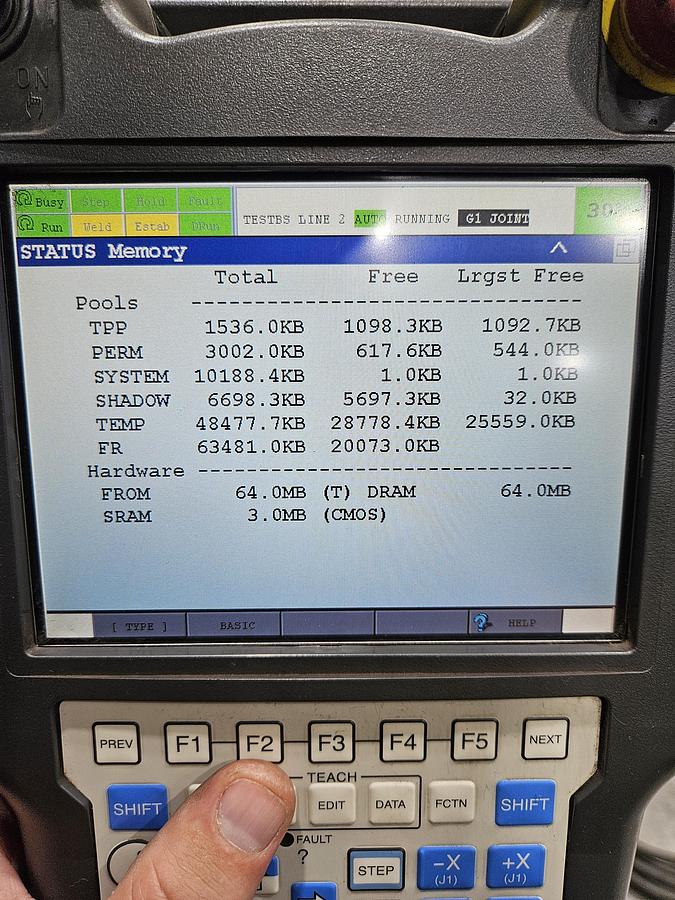 Used FANUC Robotic Welding Cell W/ FANUC 120ic/R-30ib Tracks and Safety