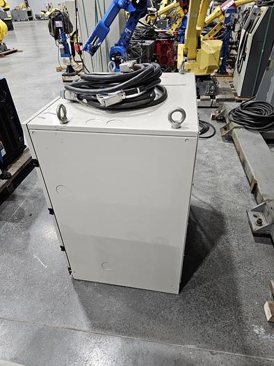 Used Yaskawa MA1400 Industrial Welding Robot with DX100 Controller, Miller Auto Axcess 450, and Dual Headstock