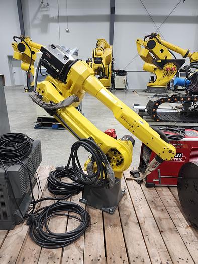 Used FANUC Arcmate 120ic/10L Industrial Robot With R-30ib Controller and Headstock - Very Low Hours