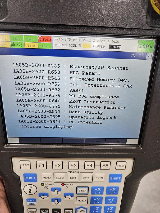 Used Fanuc M-10ia/12 Industrial Robot With R-30ib Controller