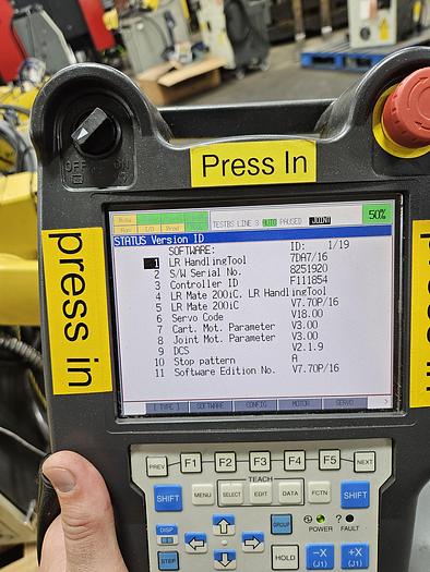 Used Fanuc LR Mate 200iC Industrial Robot With R-30ia Controller