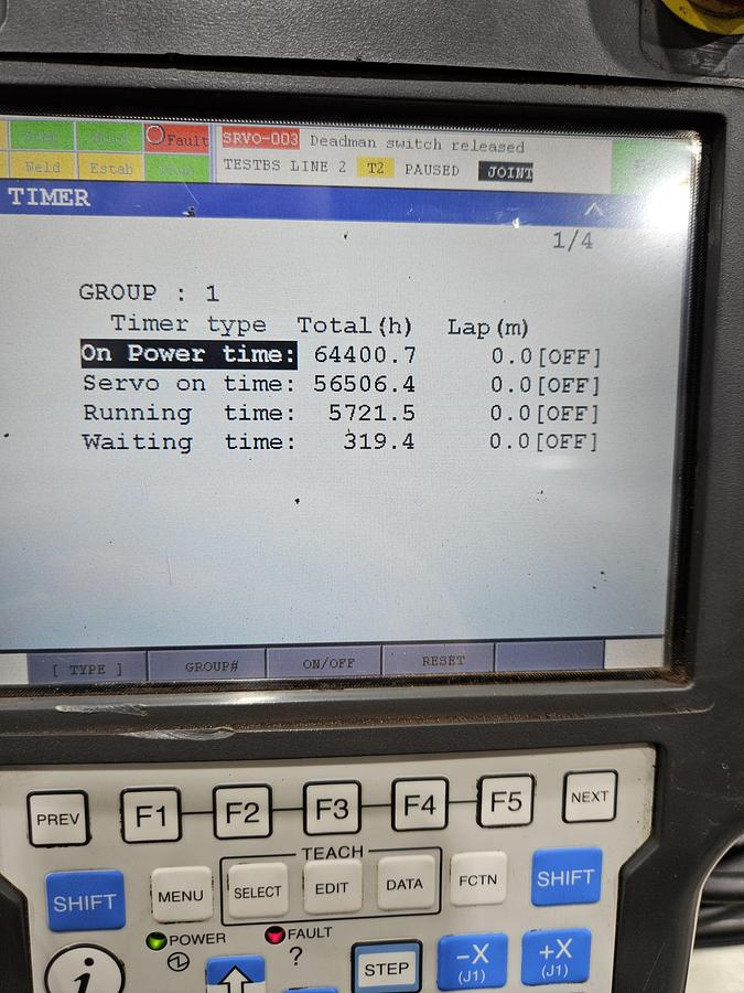 Used Fanuc Arcmate 100ic Industrial Robot With R-30ib Controller and Lincoln Powerwave i400