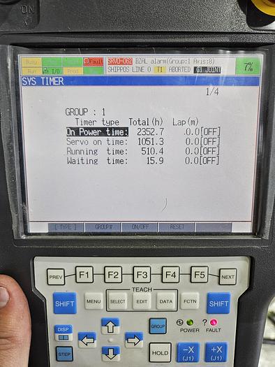 Used Fanuc M-2000ia/1200 Industrial Robot With R-30ia Controller and Servo Driven Gripper - Very Low Hours