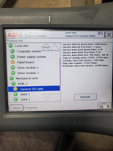Used ABB IRB 6640-185/2.8 Dual Arm Industrial Robot With IRC5 Controller