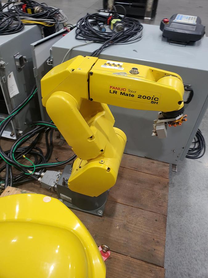 Used Fanuc LR Mate 200iC/5H and M-1ia Dual Arm Robot 