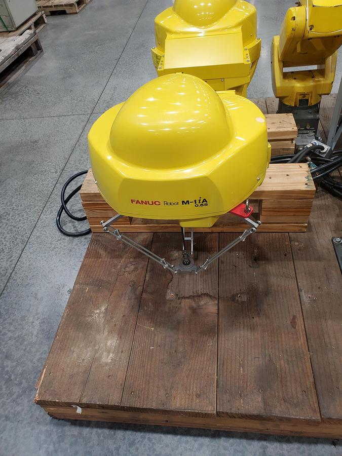 Used Fanuc LR Mate 200iC/5H and M-1ia Dual Arm Robot 