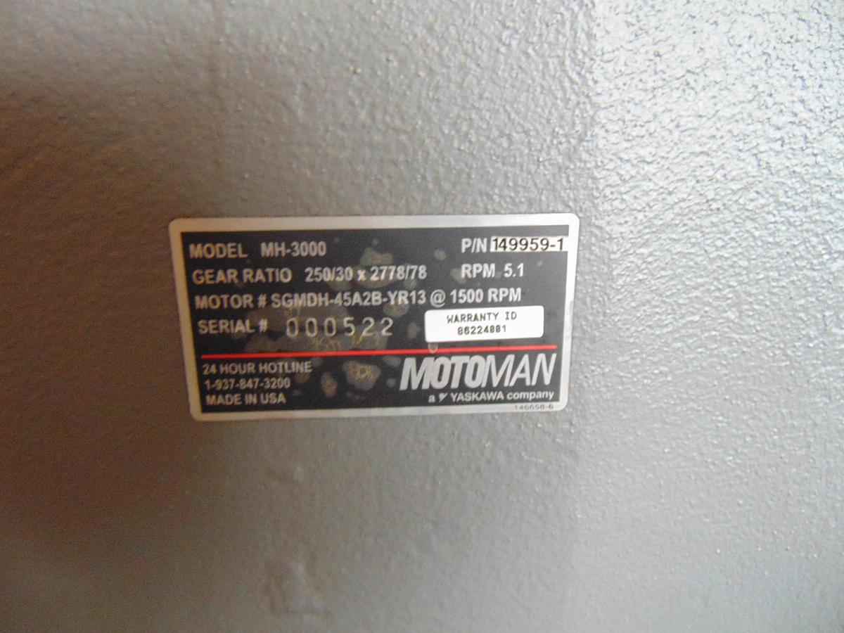 Used Yaskawa Motoman MH-3000