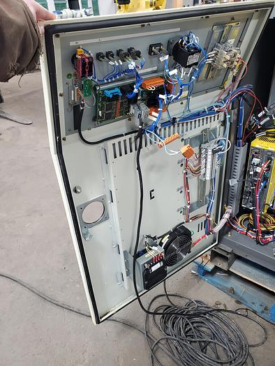 Used Dual Fanuc M-20ia/10L Industrial Robots on 24Ft Track