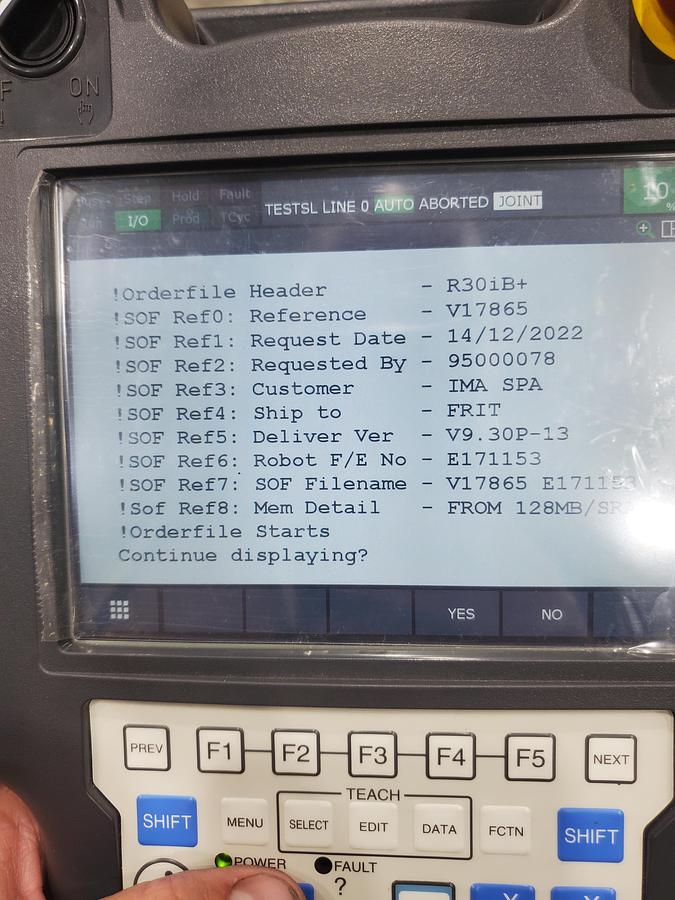 Refurbished Fanuc M-20id/25 (Arcmate 120id) Industrial Robot With R-30ib Plus Controller