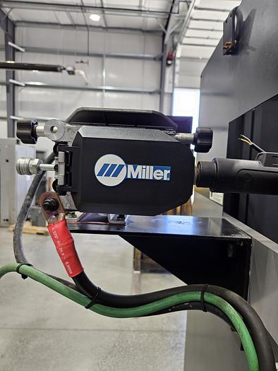 Used ABB IRB 140 Robotic Welding Cell With Enclosure and Miller Auto Axcess 450-DI