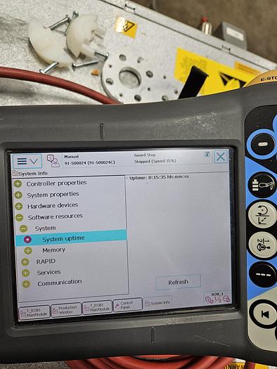 Used ABB IRB 910SC-3/0.45 Industrial SCARA robot With IRC5 Controller - Very Low Hours