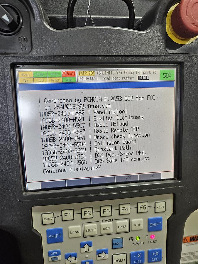 Used Fanuc R-2000ib/125L Industrial Robot With R-30ia Controller