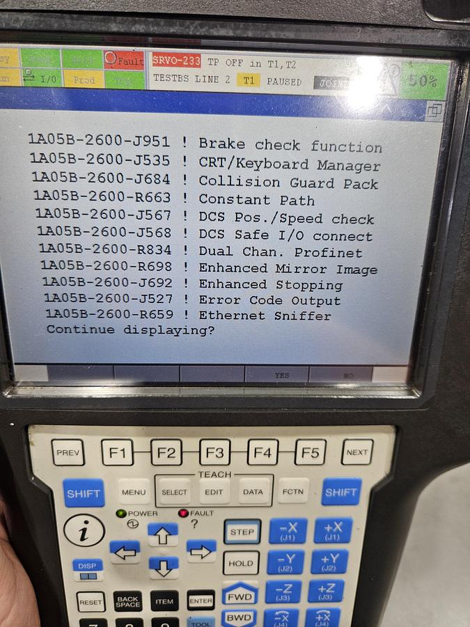 Used Fanuc M-10ia/12 Industrial Robot With R-30ib Controller