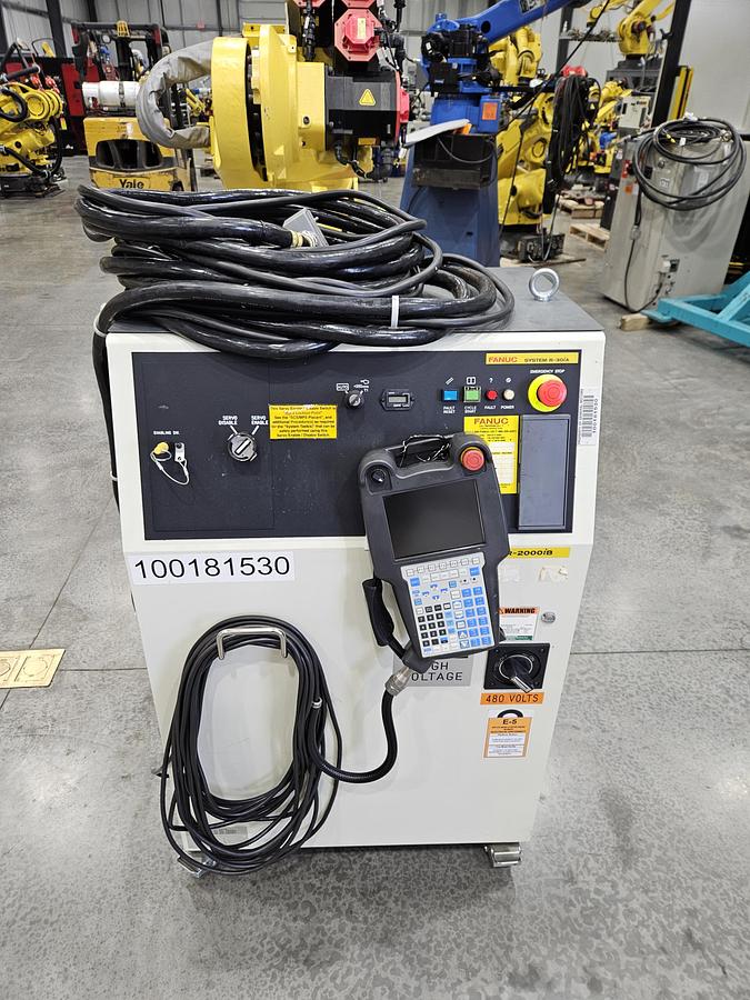 Used Fanuc R-2000ib/125L Industrial Robot With R-30ia Controller