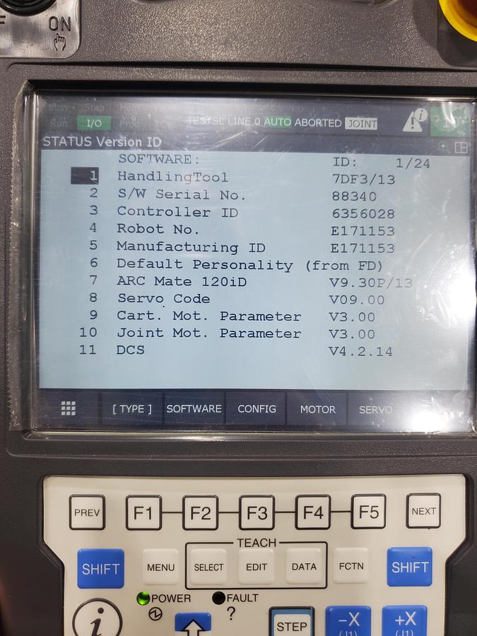 Refurbished Fanuc M-20id/25 (Arcmate 120id) Industrial Robot With R-30ib Plus Controller