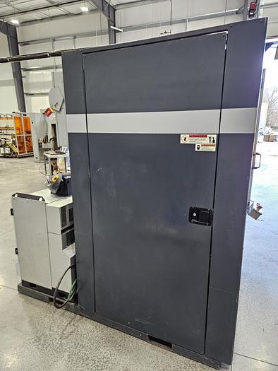 Used ABB IRB 140 Robotic Welding Cell With Enclosure and Miller Auto Axcess 450-DI