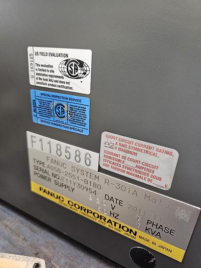 Used Fanuc LR Mate 200iC Industrial Robot With R-30ia Controller