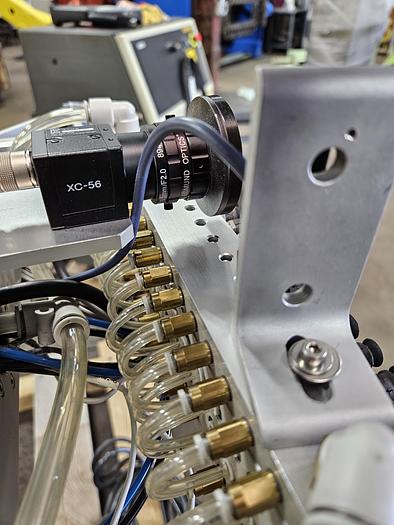 Used 2017 Fanuc M-10ia/12 Industrial Robot With R-30ib Controller, Vision and Custom Combo Suction/Finger Gripper - F197102