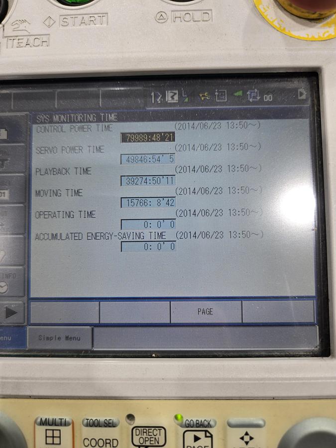 Used Yaskawa Motoman ES165D Industrial Robot With DX100 Controller