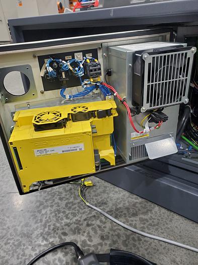 Used Fanuc M-20ia Industrial Robot with R-30ib Controller and Servo Driven Table