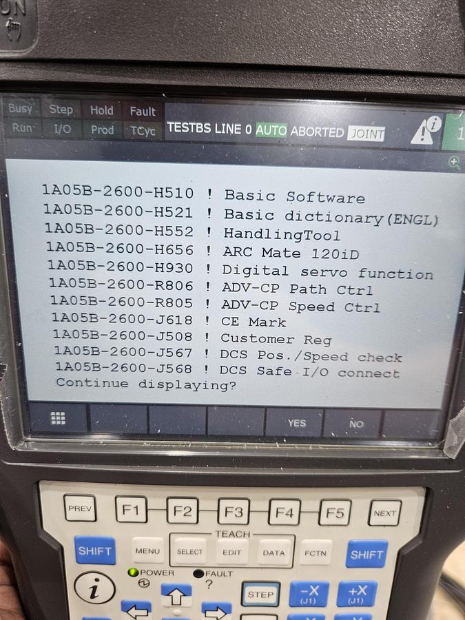 Refurbished Fanuc M-20id/25 (Arcmate 120id) Industrial Robot With R-30ib Plus Controller