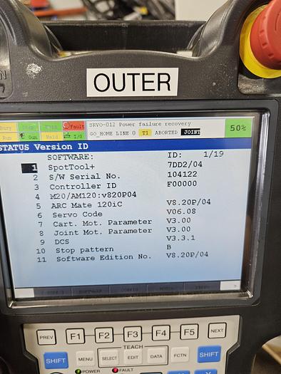 Used Fanuc M-20ia Industrial Robot with R-30ib Controller - Very Low Hours