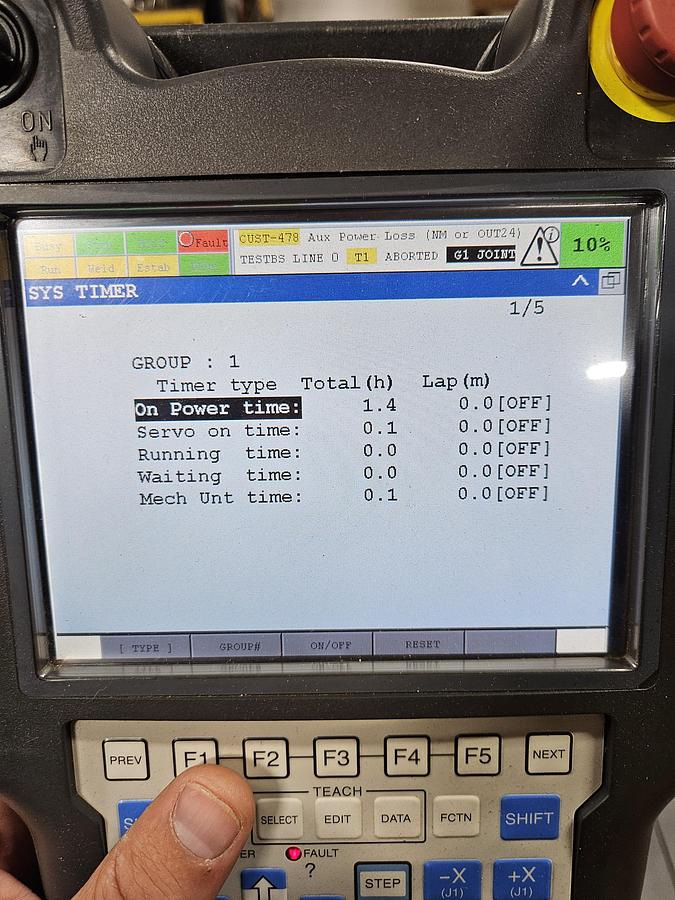 Used Fanuc LR Mate 200iD/7L Industrial Robot With R-30ib Controller