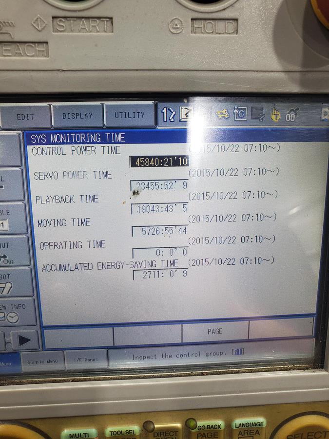 Used Yaskawa Motoman MH50-II Industrial Robot With DX200 Controller