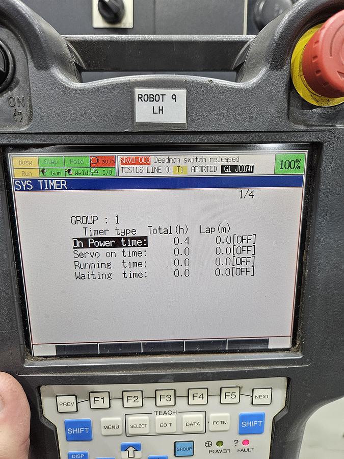 Used Fanuc R-2000ib/220US Industrial Robot With R-30ia Controller
